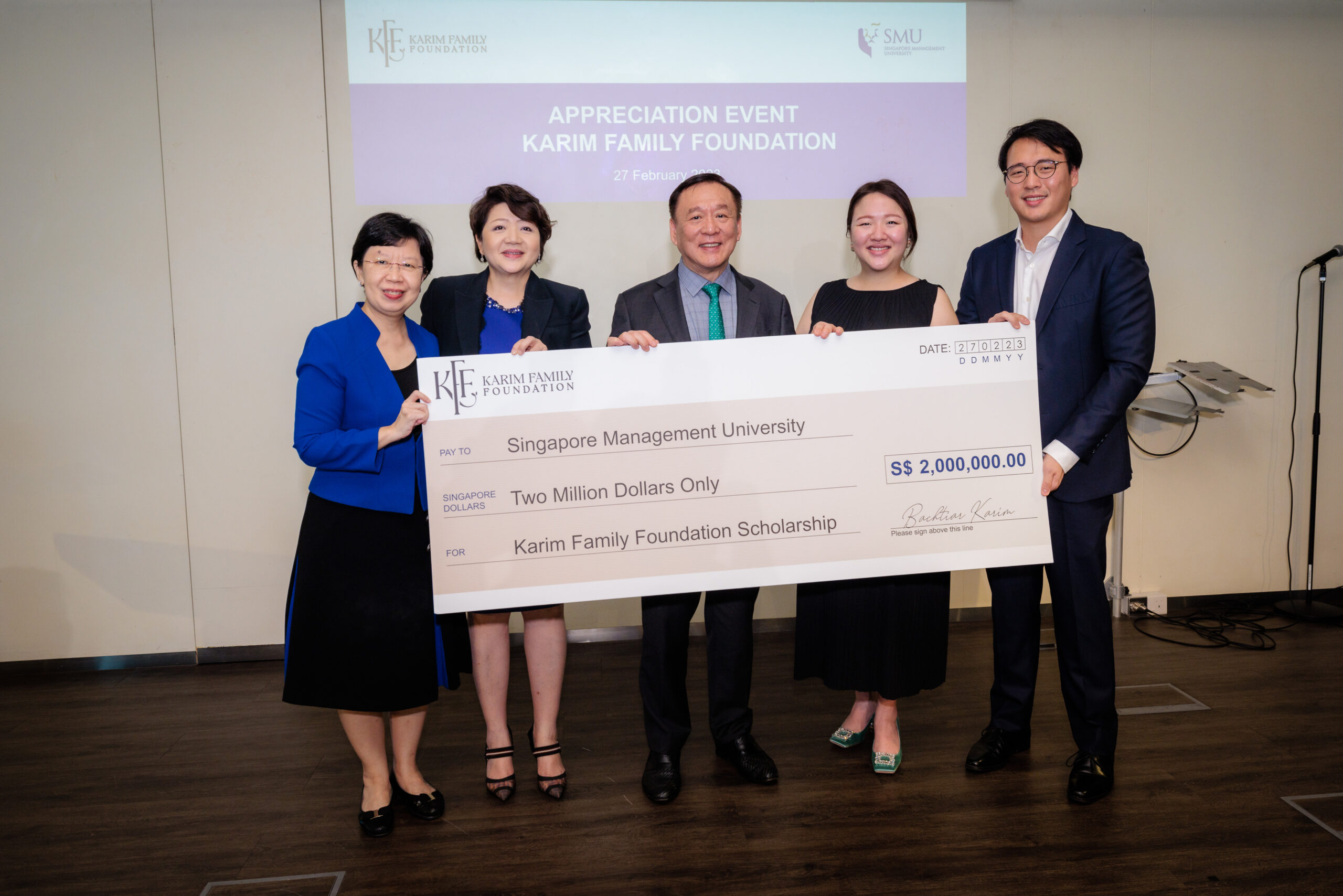 KFF Scholarship with Singapore Management University